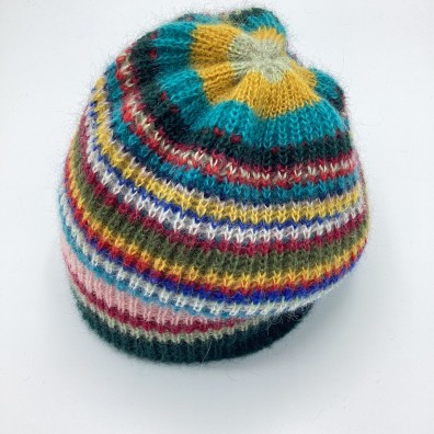 bonnet multicolore